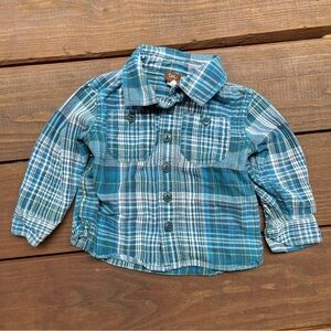 Tea - Blue Flannel Long Sleeve